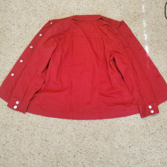 Red Denim jacket - Picture 4 of 4